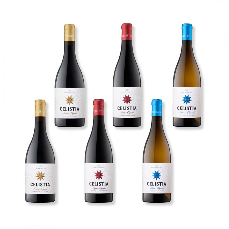 Vinos Celistia | Pack 6 botellas | Bodegas Costers del Sió | DO Costers del Segre Vinos Celistia | Pack 6 botellas | Bodegas Costers del Sió | DO Costers del Segre