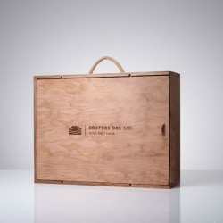 Wooden Gift Box for 4 bottles of wine |