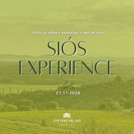 Vista Celler Costers del Sió 21-11-2026 | Siós Experience | Enoturisme | Tast de vins