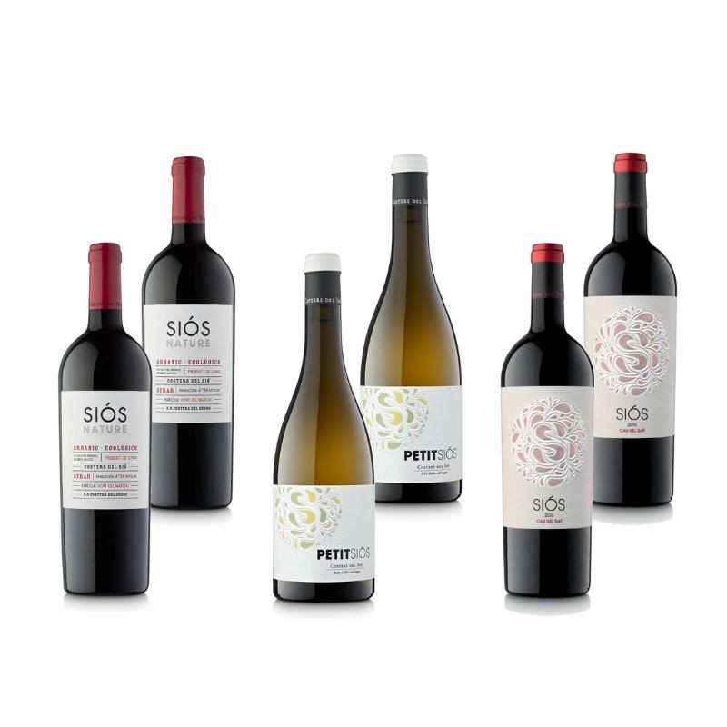 Lote de vinos 6 botellas Desconfinamiento | Bodegas Costers del Sió | DO Costers del Segre Lote de vinos 6 botellas Desconfinamiento | Bodegas Costers del Sió | DO Costers del Segre