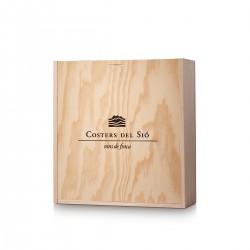 Caja de madera regalo para 3 botellas de vino | Mod.EF02