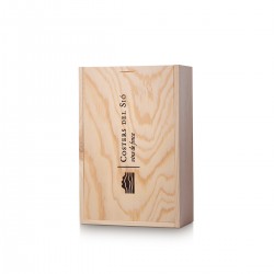 Caja de madera regalo para 2 botellas de vino | Mod.EF03