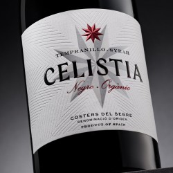 Etiqueta Celistia 2022 Vino Tinto | Bodegas Costers del Sió | DO Costers del Segre