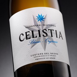 Vi blanc Celistia etiqueta| Costers del Sió | DO Costers del Segre